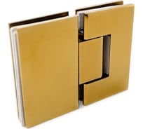 Петля крепление стекло-стекло SERVICE PLUS 180, золото CL-104S-PG