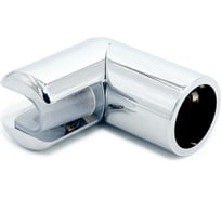 Коннектор стекло-труба SERVICE PLUS угловой 90, d19мм, хром глянцевый CK-310D19-PC