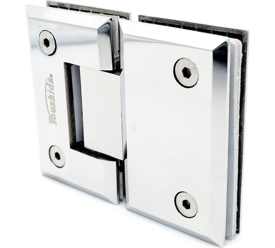 Петля стекло-стекло SERVICE PLUS 180, хром глянцевый CL-303S-PC