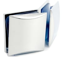Коннектор стекло-стекло SERVICE PLUS 135, хром глянцевый CP-304S-PC