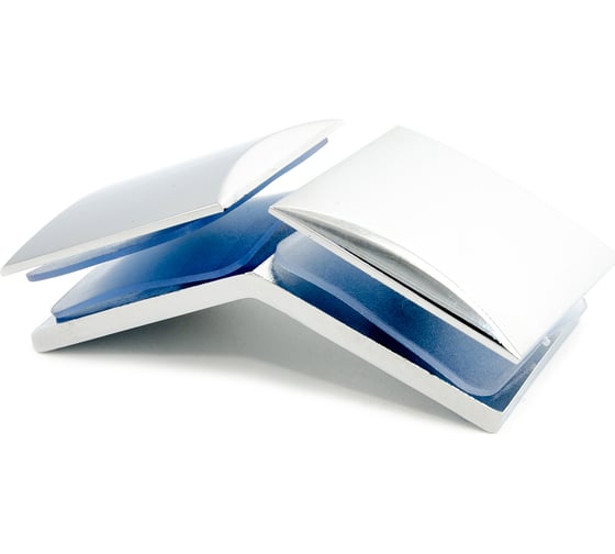 Коннектор стекло-стекло SERVICE PLUS 135, хром глянцевый CP-304S-PC