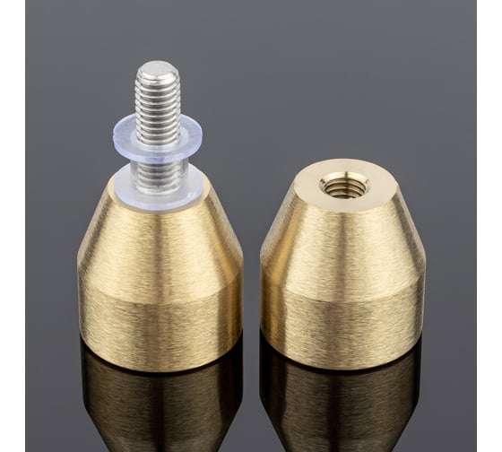 Ручка кноб SERVICE PLUS круглая, нержавеющая сталь sus304 RK02-302BGD/sus304