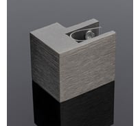 Держатель труба-стекло SERVICE PLUS 30x10, торцевой, графит матовый, sus304 D02-503GFM/sus304