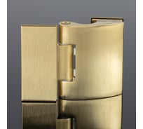 Петля стена-стекло SERVICE PLUS 90, брашированное золото, латунь P03-103BGD/brass