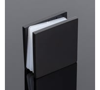 Коннектор стена-стекло SERVICE PLUS 90, черный матовый, sus304 K02-202BLK/sus304
