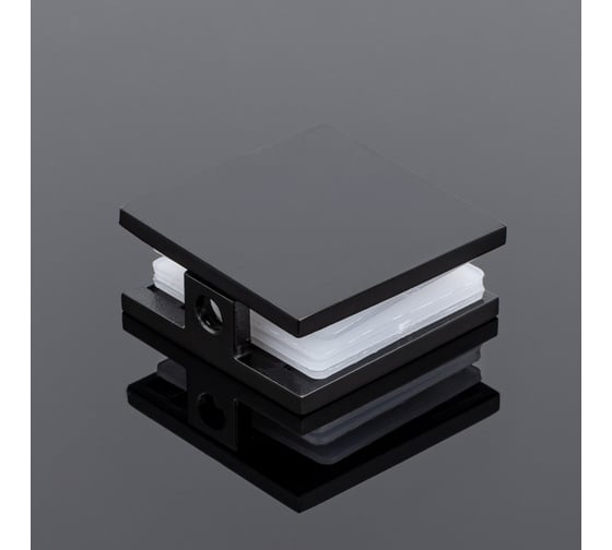 Коннектор стена-стекло SERVICE PLUS 90, черный матовый, sus304 K02-202BLK/sus304
