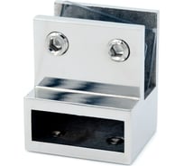 Коннектор трек-стекло SERVICE PLUS торцевой, 30/10, хром глянцевый CK-100D30-PC