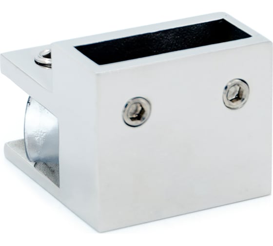 Коннектор трек-стекло SERVICE PLUS торцевой, 30/10, хром глянцевый CK-100D30-PC