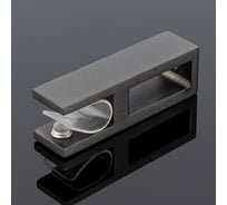 Держатель стекла SERVICE PLUS сквозной, 30x10, графит матовый, sus304 S02-501GFM/sus304