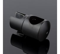 Держатель стекла SERVICE PLUS ф19, черный матовый, латунь D02-508BLK/brass