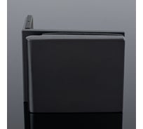 Коннектор стекло-стена SERVICE PLUS 90, черный матовый, латунь K03-200BLK/brass