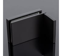 Коннектор стекло-стена SERVICE PLUS черный матовый, sus304 K02-203BLK/sus304