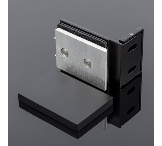 Коннектор стекло-стена SERVICE PLUS черный матовый, sus304 K02-203BLK/sus304