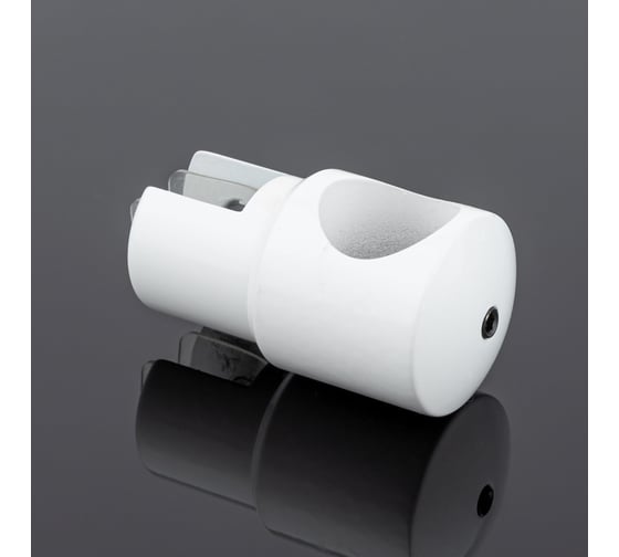 Держатель стекла SERVICE PLUS ф19, белый матовый, латунь D02-508WM/brass 1