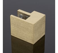 Держатель труба-стекло SERVICE PLUS 30x10, торцевой, брашированное золото, sus304 D02-503BGD/sus304