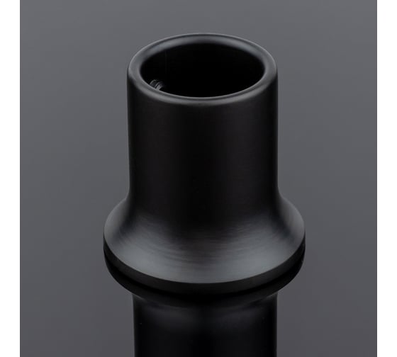 Соединитель труба-стена SERVICE PLUS ф19, черный матовый, латунь S02-506BLK/brass 1