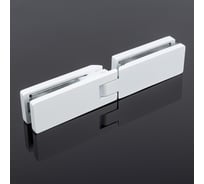Петля стекло-стекло SERVICE PLUS 180, белый матовый, sus304 P03-105WM/sus304