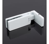 Петля стена-стекло SERVICE PLUS открывание 90, белый матовый, sus304 P03-106WM/sus304