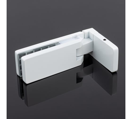 Петля стена-стекло SERVICE PLUS открывание 90, белый матовый, sus304 P03-106WM/sus304