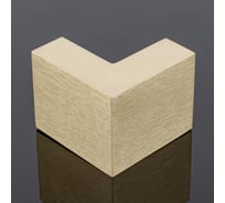 Соединитель трубы SERVICE PLUS 30x10, угловой 90, брашированное золото, sus304 S02-504BGD/sus304