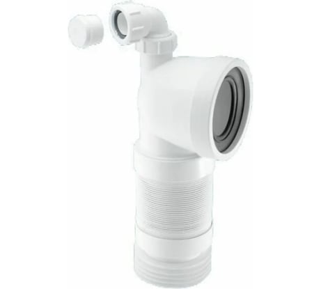 Гофра для унитаза McAlpine под углом 90 градусов, с отводом на 40 мм MRWC-F11RD