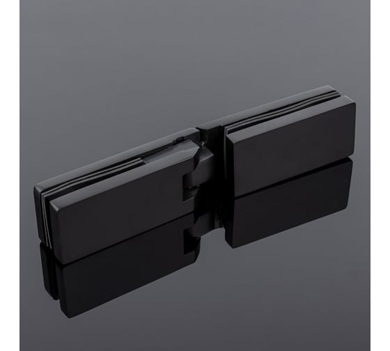 Петля стекло-стекло SERVICE PLUS 180, черный матовый, sus304 P03-105BLK/sus304