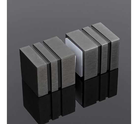 Ручка кноб SERVICE PLUS квадратная, нержавеющая сталь sus304 RK02-303GFM/sus304