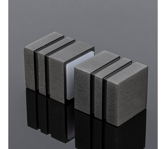 Ручка кноб SERVICE PLUS квадратная, нержавеющая сталь sus304 RK02-303GFM/sus304