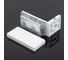 Коннектор стена-стекло SERVICE PLUS 90, с пластиной, белый матовый, sus304 K02-204WM/sus304 2