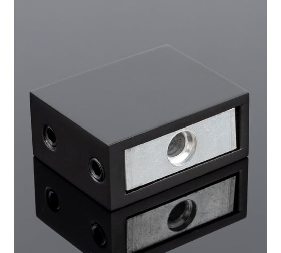 Соединитель труба стена-стекло SERVICE PLUS 30/10, черный матовый, sus304 S02-500BLK/sus304