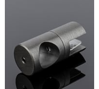 Держатель стекла SERVICE PLUS сквозной, ф19, графит матовый, латунь D02-507GFM/brass