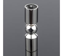 Соединитель трубы SERVICE PLUS ф19, 90-180, хром, sus304 S02-511CR/sus304