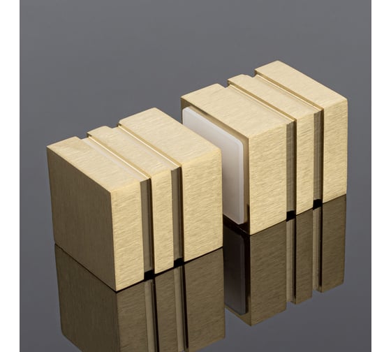 Ручка кноб SERVICE PLUS квадратная, нержавеющая сталь sus304 RK02-303BGD/sus304