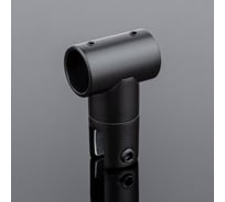 Соединитель трубы SERVICE PLUS ф19, 180, черный матовый, sus304 D02-512BLK/sus304