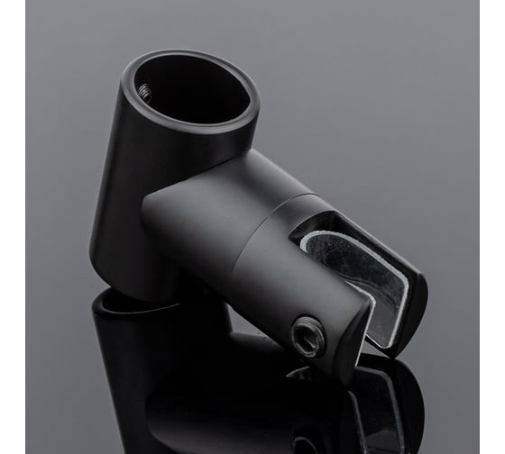 Соединитель трубы SERVICE PLUS ф19, 180, черный матовый, sus304 D02-512BLK/sus304