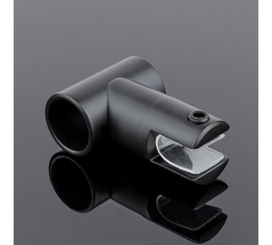 Соединитель трубы SERVICE PLUS ф19, 180, черный матовый, sus304 D02-512BLK/sus304