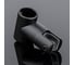 Соединитель трубы SERVICE PLUS ф19, 180, черный матовый, sus304 D02-512BLK/sus304 2