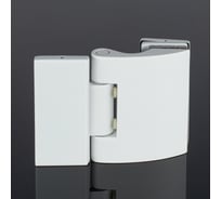 Петля стена-стекло SERVICE PLUS 90, белый глянец, латунь P03-103WG/brass