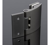 Петля стена-стекло SERVICE PLUS 90, графит матовый, латунь P03-103GRF/brass