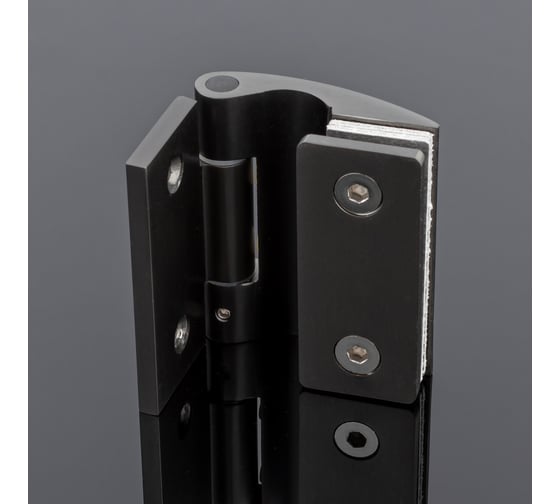 Петля стена-стекло SERVICE PLUS 90, графит матовый, латунь P03-103GRF/brass