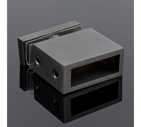 Соединитель труба-стекло SERVICE PLUS 30x10, графитовый матовый, sus304 S02-505GFM/sus304