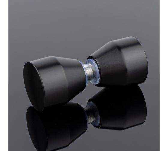Ручка кноб SERVICE PLUS круглая, нержавеющая сталь sus304 RK02-302BLK/sus304 1