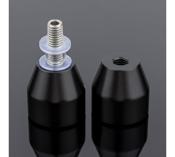 Ручка кноб SERVICE PLUS круглая, нержавеющая сталь sus304 RK02-302BLK/sus304