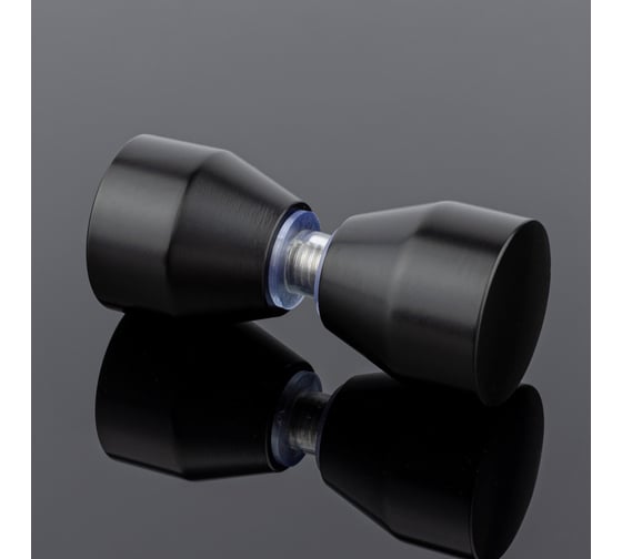 Ручка кноб SERVICE PLUS круглая, нержавеющая сталь sus304 RK02-302BLK/sus304