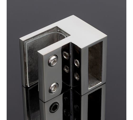 Держатель труба-стекло SERVICE PLUS 30x10, торцевой, хром, sus304 D02-503СR/sus304
