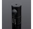 Держатель стекла SERVICE PLUS сквозной, ф19, черный матовый, латунь D02-507BLK/brass 2