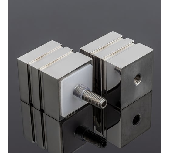 Ручка кноб SERVICE PLUS квадратная, нержавеющая сталь sus304 RK02-303СR/sus304