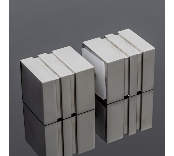 Ручка кноб SERVICE PLUS квадратная, нержавеющая сталь sus304 RK02-303СR/sus304