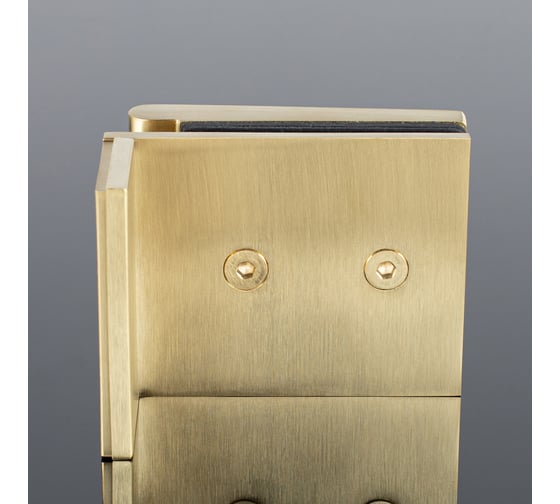 Коннектор стекло-стена SERVICE PLUS 90, брашированное золото, латунь K03-200BGD/brass