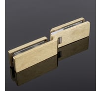 Петля стекло-стекло SERVICE PLUS 135, брашированное золото, sus304 P03-104BGM/sus304